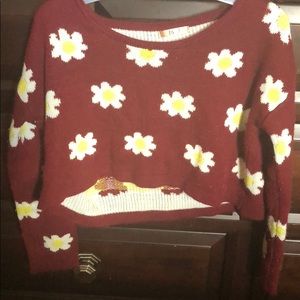 Crop sweater